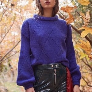 For Love and Lemons Mia Pointelle Sweater